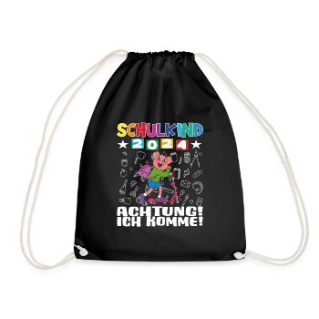 Inscription scolaire 2024 de l’école de la rentrée scolaire - Sac de sport léger - noir - Devant