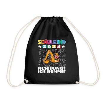Inscription scolaire 2024 de l’école de la rentrée scolaire - Sac de sport léger - noir - Devant
