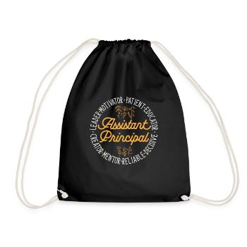 Deputy Principal - Drawstring Bag - black - Front