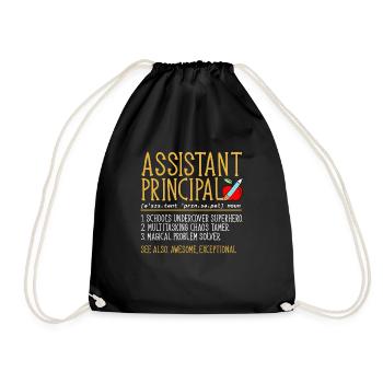 Directeur adjoint - Sac de sport léger - noir - Devant