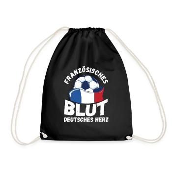 French French France - Drawstring Bag - black - Front