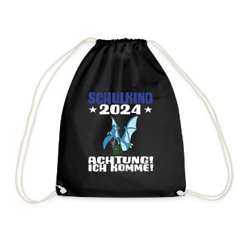 Inscription scolaire 2024 de l’école de la rentrée scolaire - Sac de sport léger - noir - Devant
