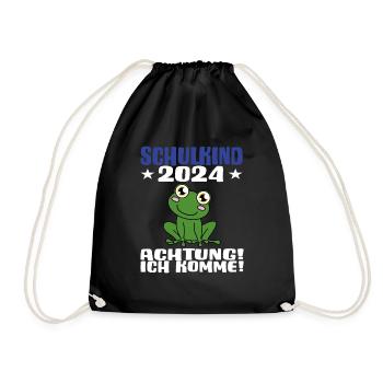 Inscription scolaire 2024 de l’école de la rentrée scolaire - Sac de sport léger - noir - Devant
