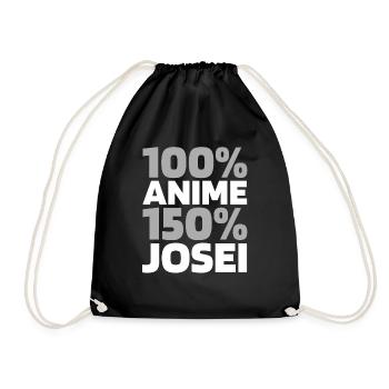 Anime Manga - Turnbeutel - Schwarz - Vorne