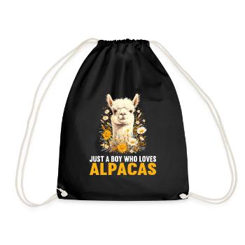 Alpaga Alpagas Alpaga - Sac de sport léger - noir - Devant