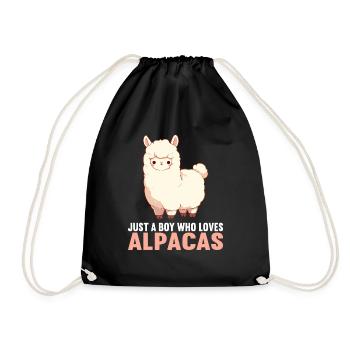 Alpaga Alpagas Alpaga - Sac de sport léger - noir - Devant