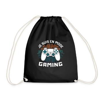 Geek - I'm in Gaming Mode - Console Gift - Drawstring Bag - black - Front