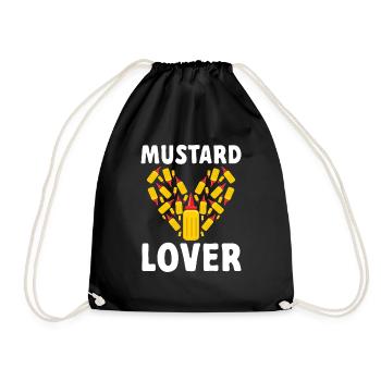 Senf Mustard - Turnbeutel - Schwarz - Vorne