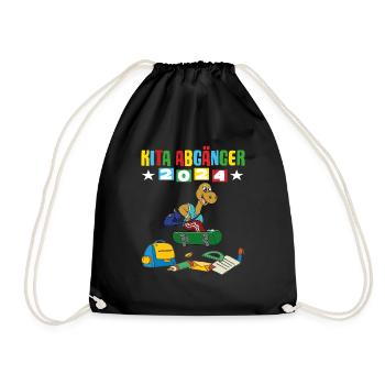 Sortants de la garderie 2024 Inscription à l’école 2024 - Sac de sport léger - noir - Devant