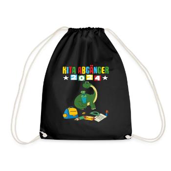 Sortants de la garderie 2024 Inscription à l’école 2024 - Sac de sport léger - noir - Devant