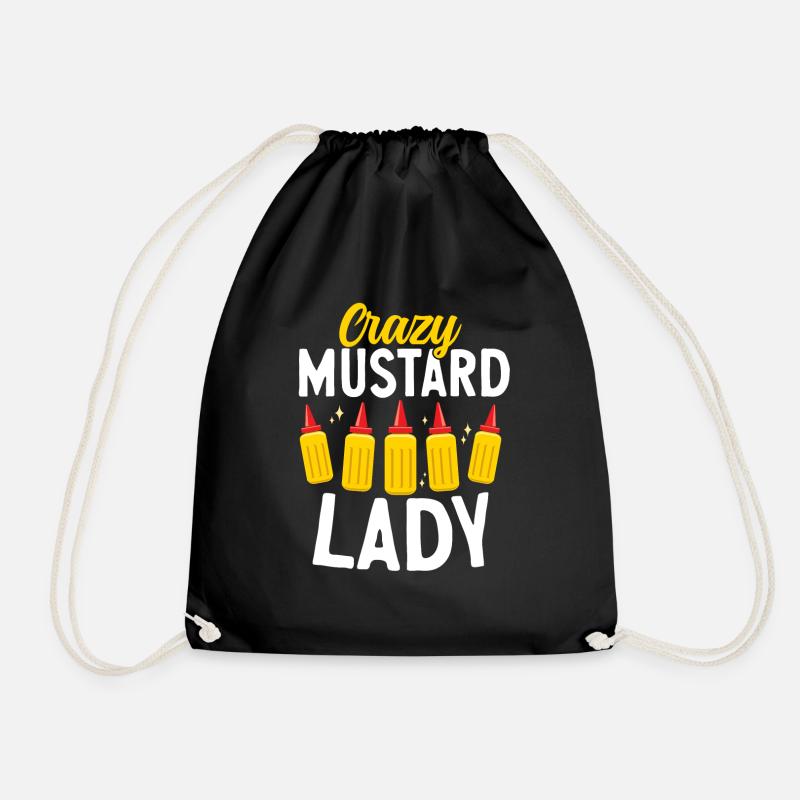 Senf Mustard - Turnbeutel - Schwarz