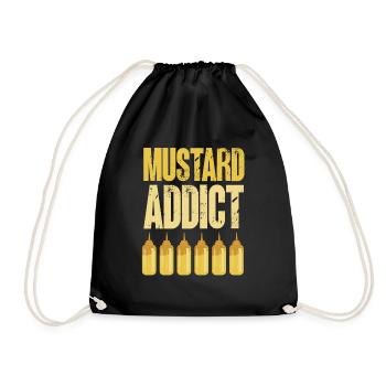Senf Mustard - Turnbeutel - Schwarz - Vorne