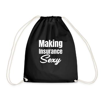 Insurance Make Sexy Funny Agent Assurance - Sac de sport léger - noir - Devant