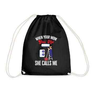 Chauffage, Climatisation, Ventilation, Technicien - Sac de sport léger - noir - Devant