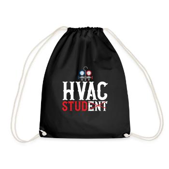 Chauffage, Climatisation, Ventilation, Technicien - Sac de sport léger - noir - Devant