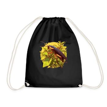 Cockroach Kakerlaken Kakerlake - Turnbeutel - Schwarz - Vorne