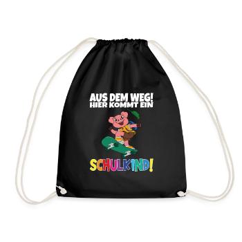 Inscription scolaire 2024 de l’école de la rentrée scolaire - Sac de sport léger - noir - Devant