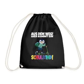 Inscription scolaire 2024 de l’école de la rentrée scolaire - Sac de sport léger - noir - Devant