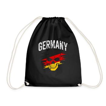 Germany German German GER Almanya Alemania - Drawstring Bag - black - Front