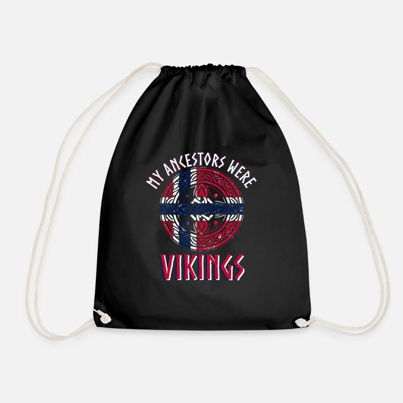 Wikinger Vorfahren Walhalla Odin Wikinger - Turnbeutel - Schwarz