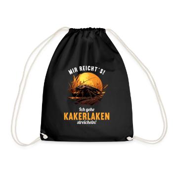 Cockroach Kakerlaken Kakerlake - Turnbeutel - Schwarz - Vorne