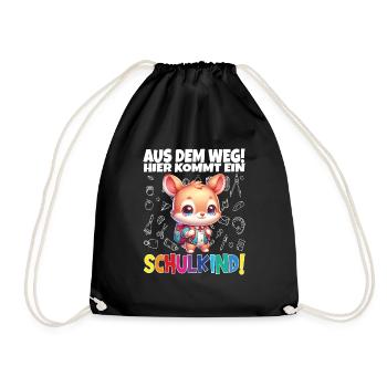 Inscription scolaire 2024 de l’école de la rentrée scolaire - Sac de sport léger - noir - Devant