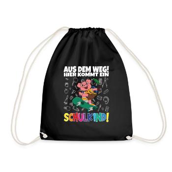Inscription scolaire 2024 de l’école de la rentrée scolaire - Sac de sport léger - noir - Devant