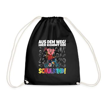 Inscription scolaire 2024 de l’école de la rentrée scolaire - Sac de sport léger - noir - Devant