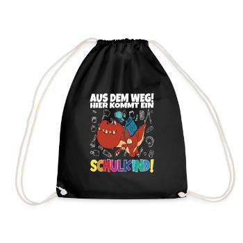 Inscription scolaire 2024 de l’école de la rentrée scolaire - Sac de sport léger - noir - Devant