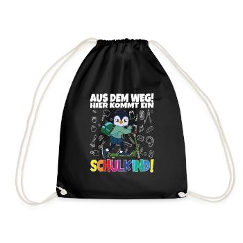 Inscription scolaire 2024 de l’école de la rentrée scolaire - Sac de sport léger - noir - Devant