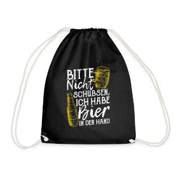 Bière Boire Bière Fun Beer Pong Alcool Fête Bière Ho - Sac de sport léger - noir - Devant