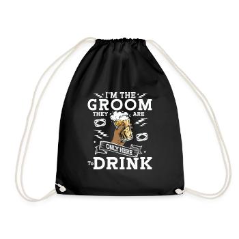 Enterrement de vie de garçon marié - Sac de sport léger - noir - Devant