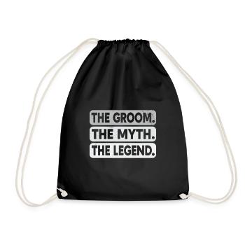 Enterrement de vie de garçon marié - Sac de sport léger - noir - Devant