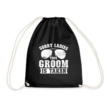 Enterrement de vie de garçon marié - Sac de sport léger - noir - Devant