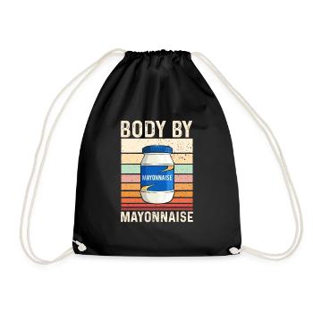 Mayonnaise - Sac de sport léger - noir - Devant