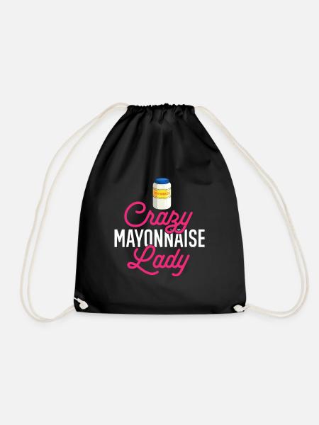 Mayonnaise - Turnbeutel - Schwarz