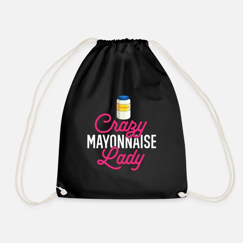 Mayonnaise - Turnbeutel - Schwarz