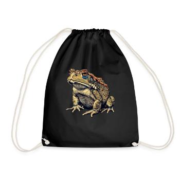 Toad Toads Toad - Drawstring Bag - black - Front