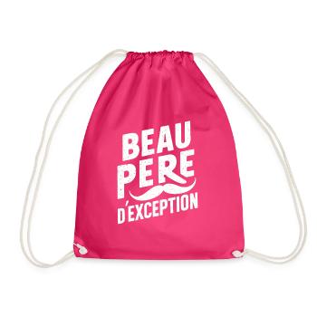 Beau Père D'Exception Idée Cadeau Fête Des Pères - Sac de sport léger - fuchsia - Devant