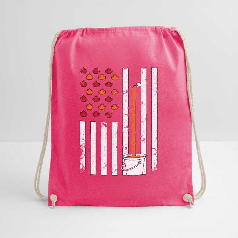 Maple Tapping Drapeau Érable Feuille d’érable Sac de sport léger