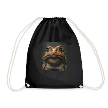 Toad Toads Toad - Drawstring Bag - black - Front