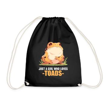 Toad Toads Toad - Drawstring Bag - black - Front