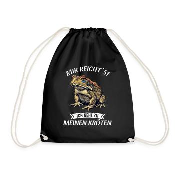 Toad Toads Toad - Drawstring Bag - black - Front