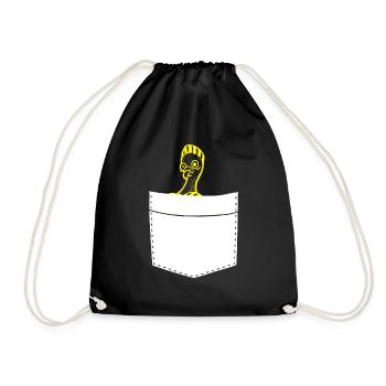 pigeon fancier pigeon bird lover pigeon - Drawstring Bag - black - Front