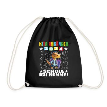 Sortants de la garderie 2024 Inscription à l’école 2024 - Sac de sport léger - noir - Devant