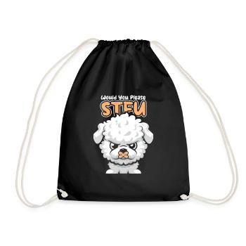 Bichon Frize tais-toi S’il te plaît tais-toi - Sac de sport léger - noir - Devant