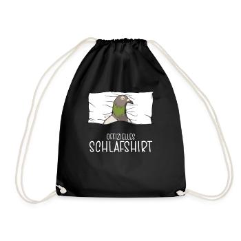 Pyjama officiel de la chemise de nuit Dove - Sac de sport léger - noir - Devant
