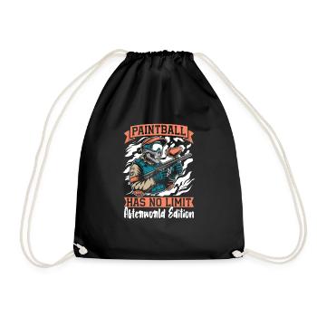 Squelette de paintball - Sac de sport léger - noir - Devant