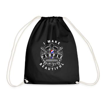 Barber Homme Coiffeur Coiffeur - Sac de sport léger - noir - Devant
