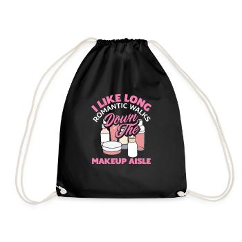 Skin Care Beautician Cosmetics - Drawstring Bag - black - Front